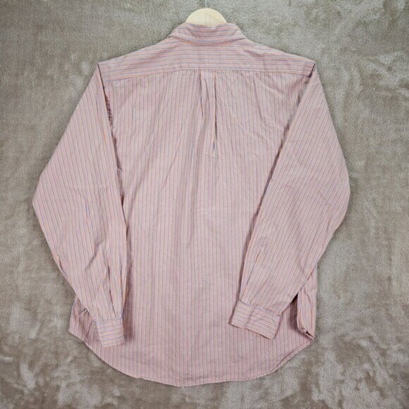 Ralph Lauren Dress Shirt Classic Fit Striped Long Sleeve Men's Size 17.5-36/37 - Picture 3 of 10